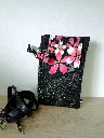 Pochette complice téléphone - Noir P Flora.webp