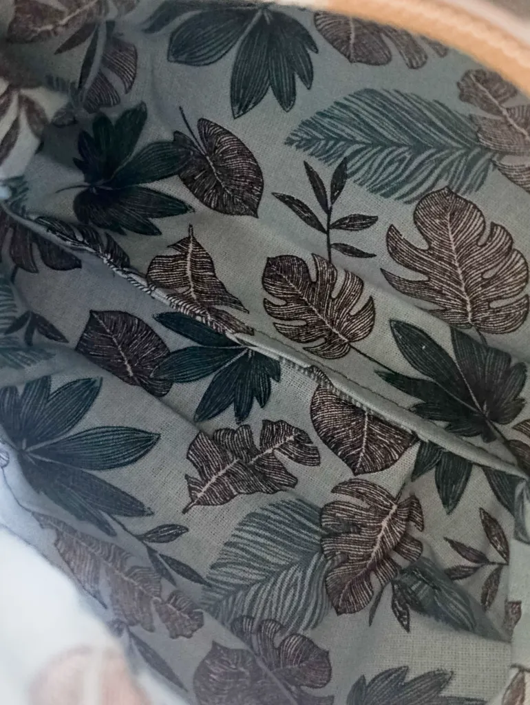 Trousse Manon - Gris bleu - Trousse artisanal.webp