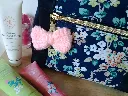 Trousse Manon - Noir Fleuri - Trousse artisanal.webp