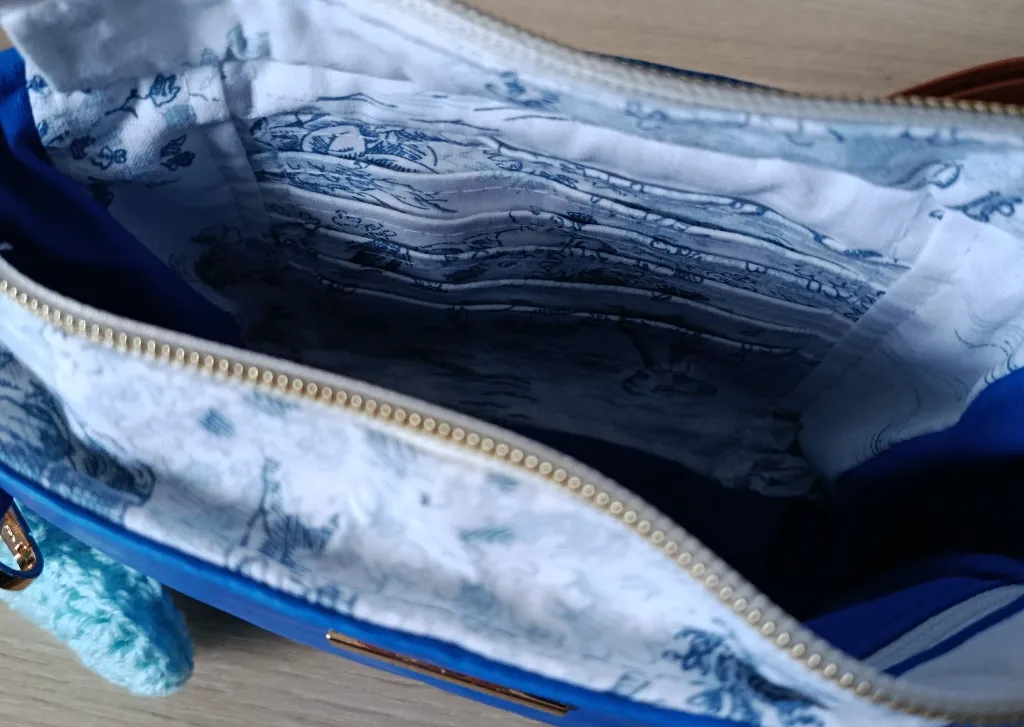 Sac complice - Azur - Porte feuille intégrés.webp