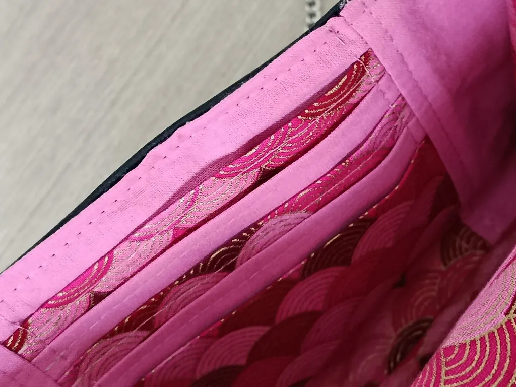 Pochette sac complice XL - Hanami - Intérieur organisé.webp