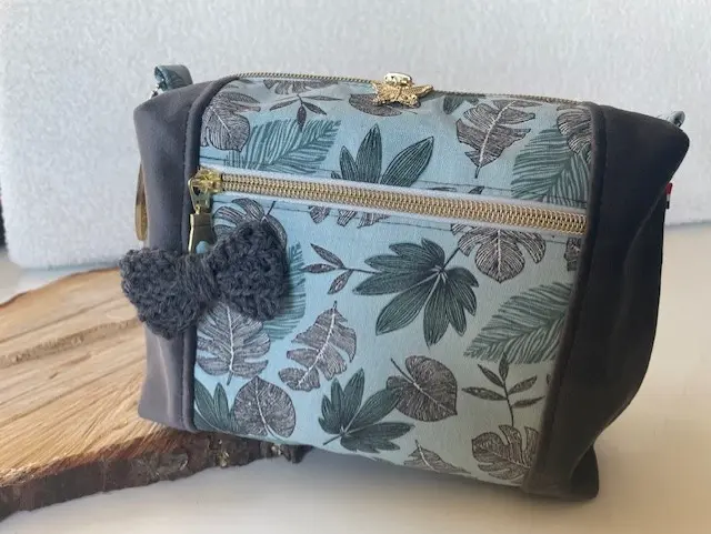 Trousse de toilette Manon (Gris Bleu)