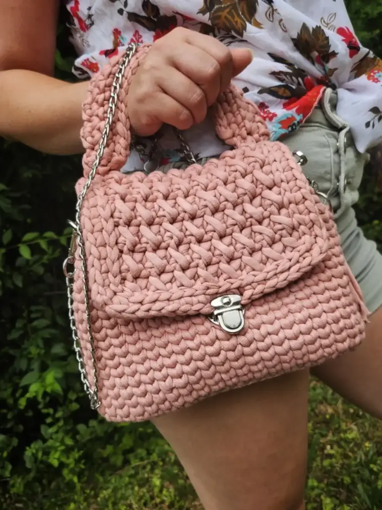 Sac Flora (vieux rose)