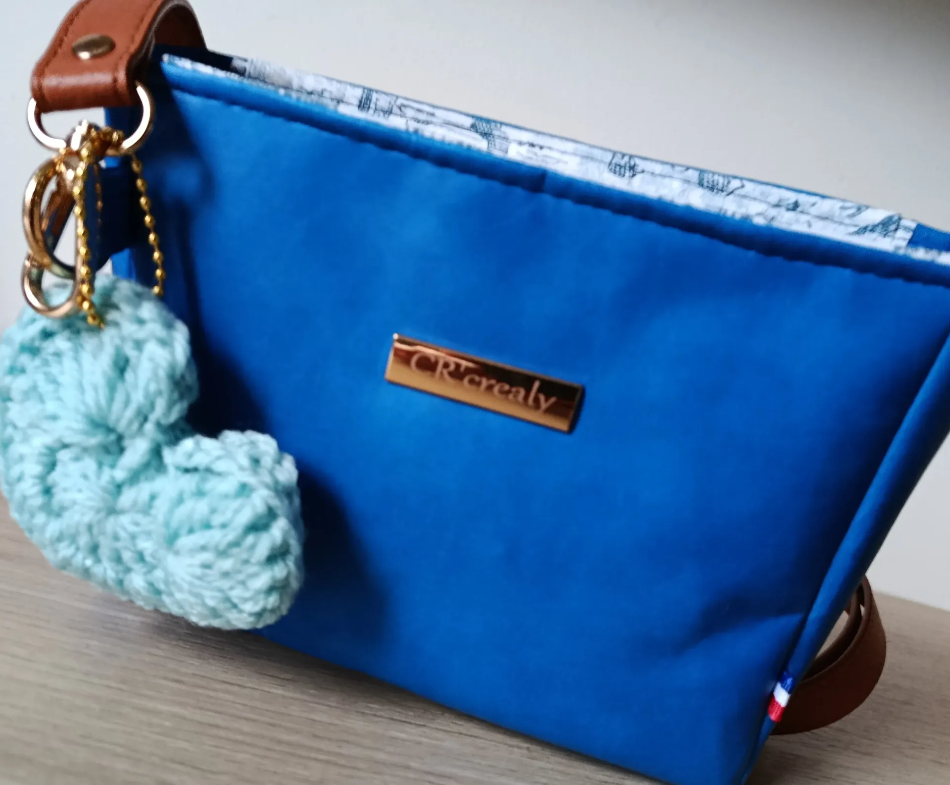 Sac Complice Azur – Sac bandoulière avec porte feuille intégré