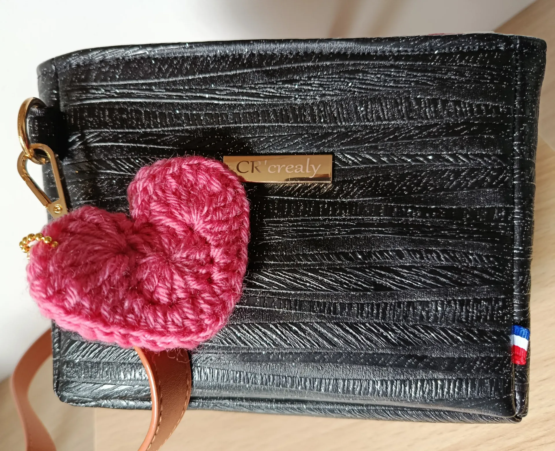 Sac Complice Rose – Sac bandoulière avec porte feuille intégré