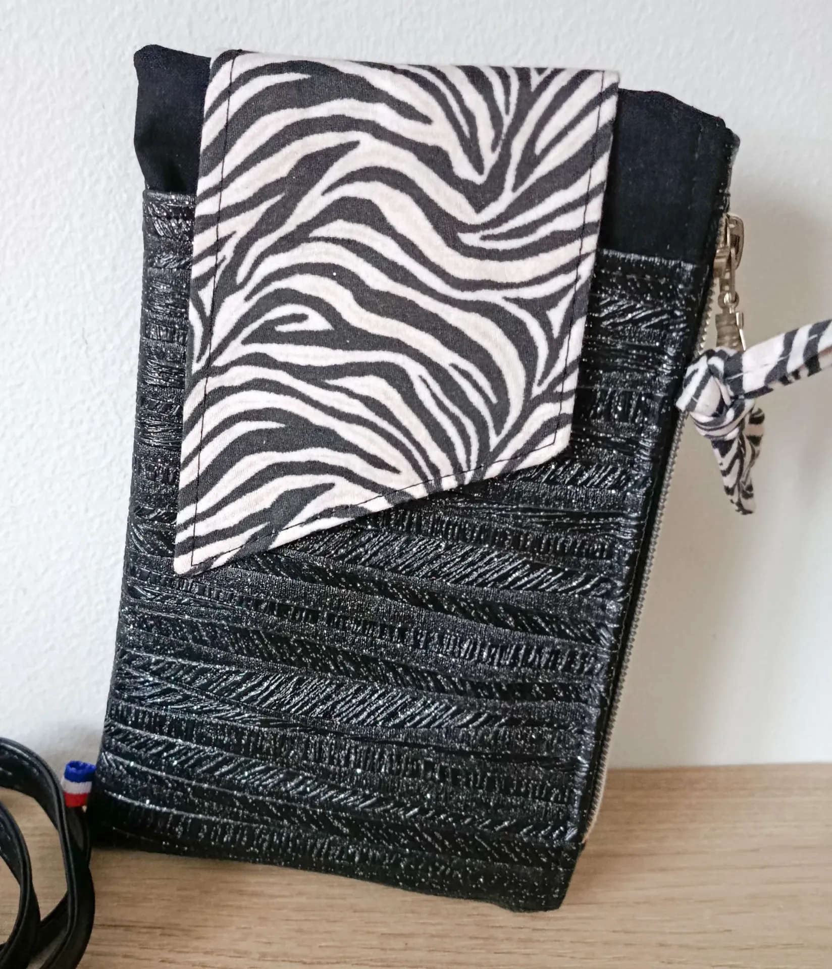 Pochette téléphone bandoulière avec porte feuille intégré - Complice Sauvage